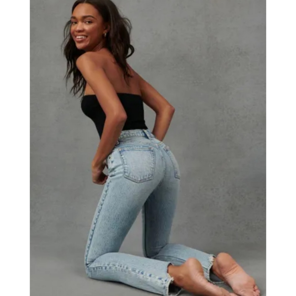 Abercrombie & Fitch | The 90s High Rise Skinny Jeans Acid Wash NEW Size 26